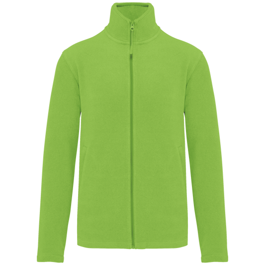 Veste Micropolaire K911 Kariban Homme Lime - Personnalisation Express 1h Biscarrosse