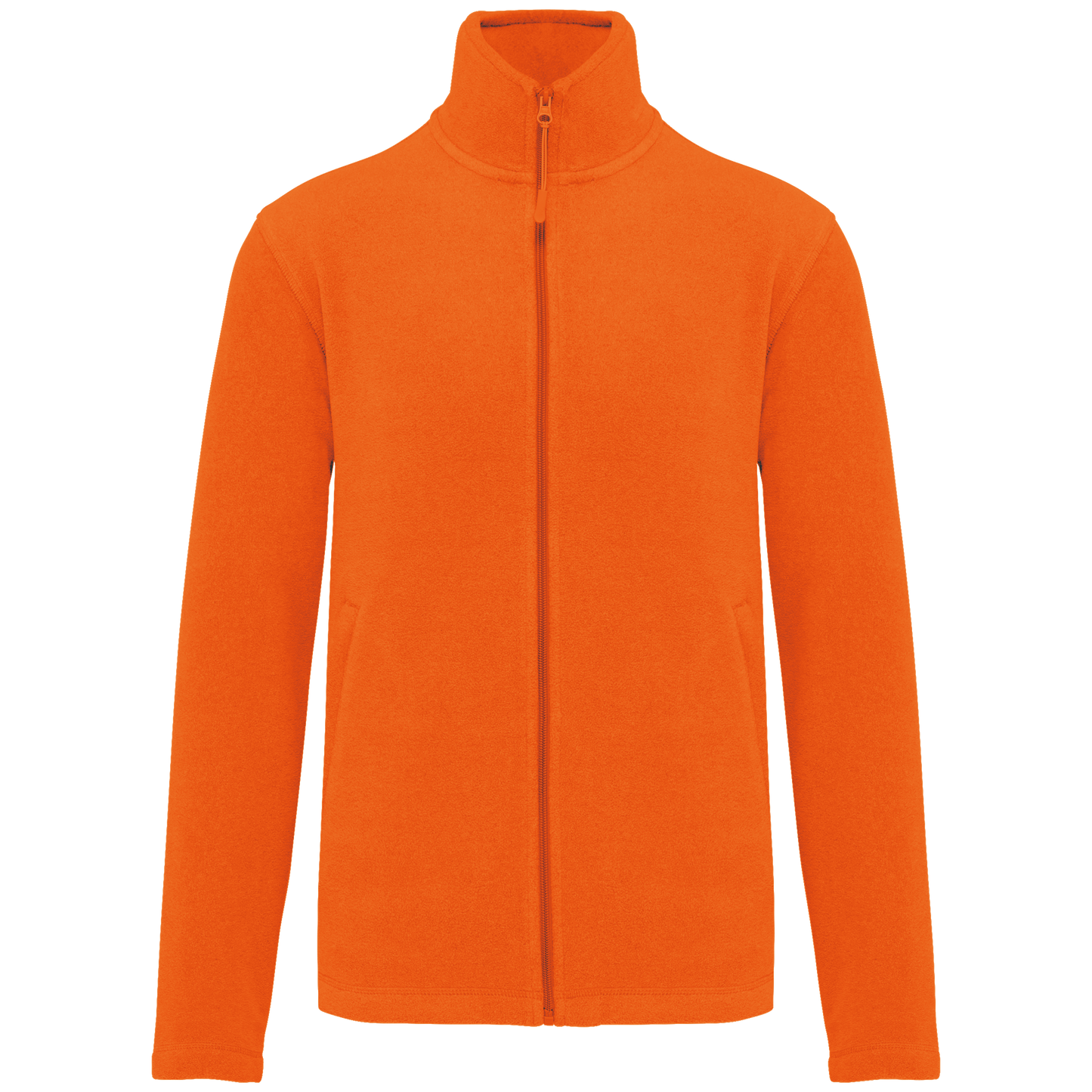 Veste Micropolaire K911 Kariban Homme Orange - Personnalisation Express 1h Biscarrosse