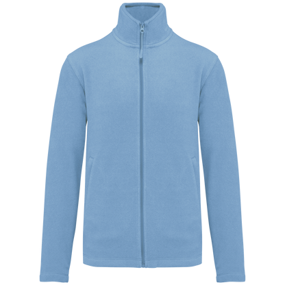 Veste Micropolaire K911 Kariban Homme Sky Blue - Personnalisation Express 1h Biscarrosse