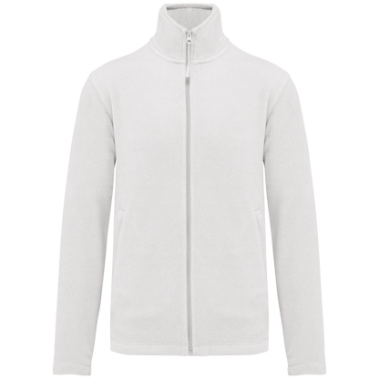 Veste Micropolaire K911 Kariban Homme White - Personnalisation Express 1h Biscarrosse