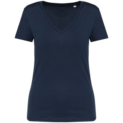 T-shirt Écoresponsable Col V Femme NS334 - Personnalisation Express 1h