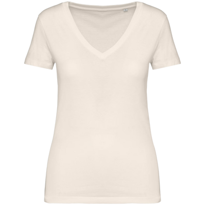 T-shirt Écoresponsable Col V Femme NS334 - Personnalisation Express 1h