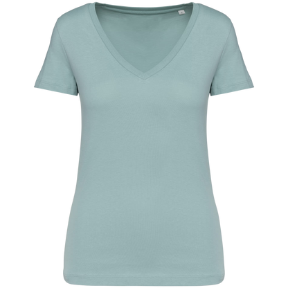 T-shirt Écoresponsable Col V Femme NS334 - Personnalisation Express 1h