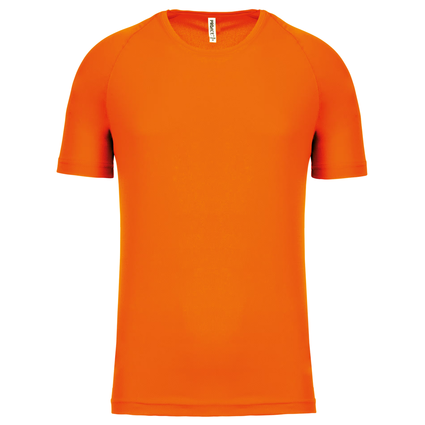 T-shirt de sport Proact PA438 en coloris Fluorescent Orange - Personnalisation express 1h