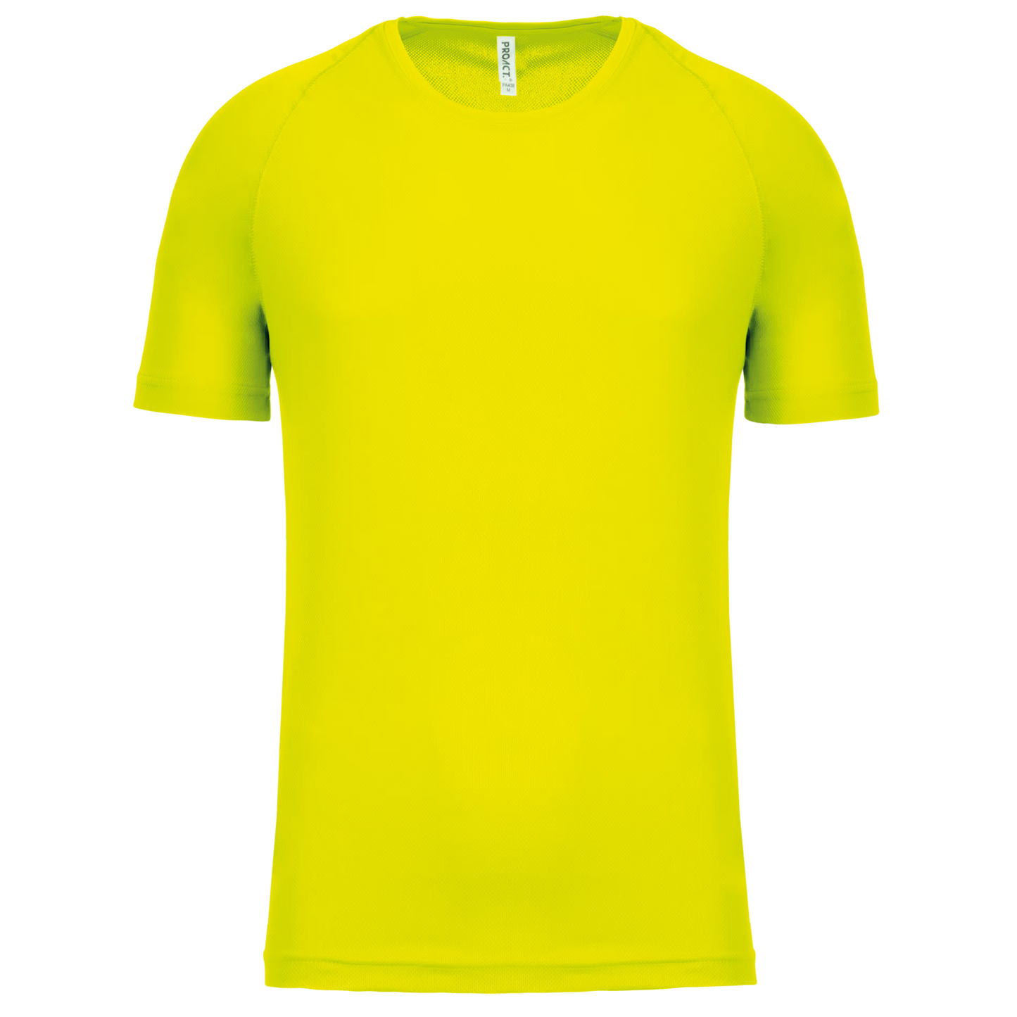 T-shirt de sport Proact PA438 en coloris Fluorescent Yellow - Personnalisation express 1h