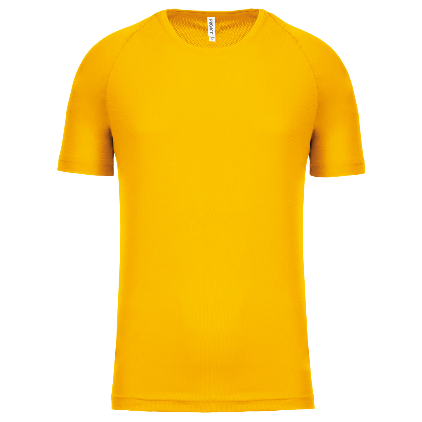 T-shirt de sport Proact PA438 en coloris True Yellow - Personnalisation express 1h
