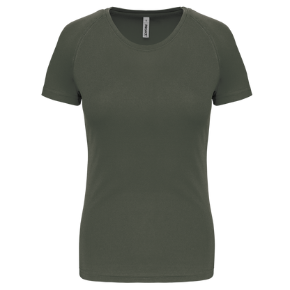 T-shirt de sport femme Proact PA439 en coloris Dark Khaki - Personnalisation express 1h