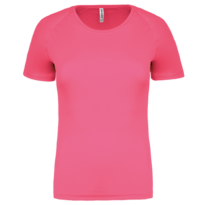 T-shirt de sport femme Proact PA439 en coloris Fluorescent Pink - Personnalisation express 1h