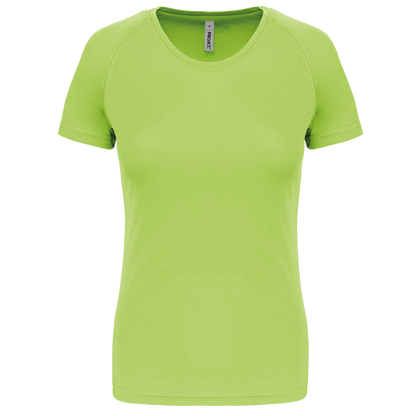 T-shirt de sport femme Proact PA439 en coloris Lime - Personnalisation express 1h