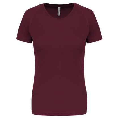 T-shirt de sport femme Proact PA439 en coloris Wine - Personnalisation express 1h
