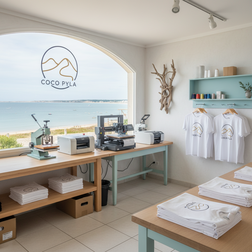 Bannière COCO PYLA - vue mer et atelier