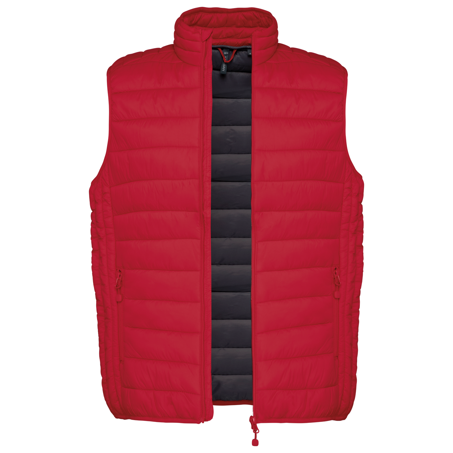 Bodywarmer homme K6113 vue de face coloris Red