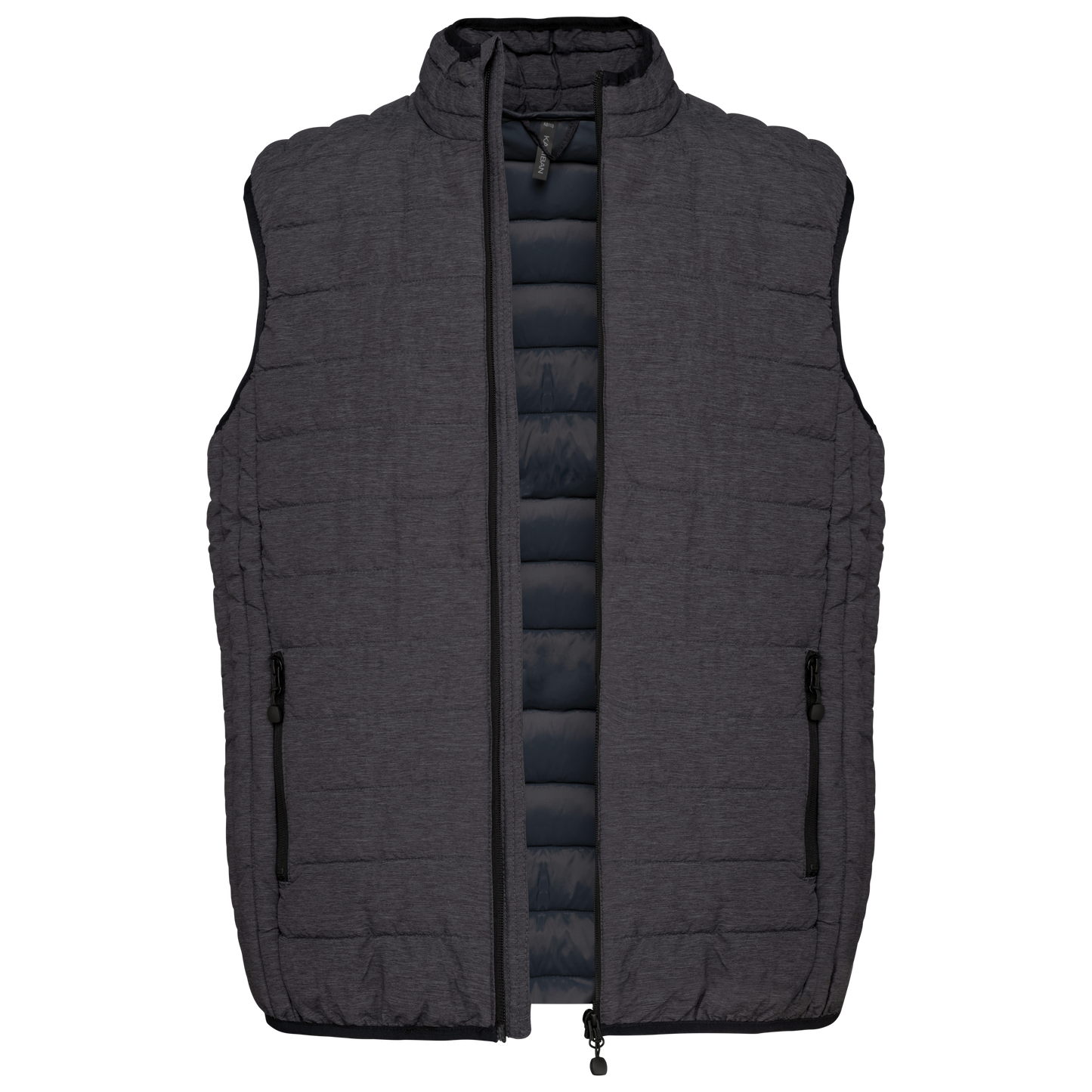 Bodywarmer K6113 vue de face coloris Marl Dark Grey