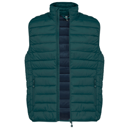 Bodywarmer Kariban K6113 vue de face coloris Mineral Green