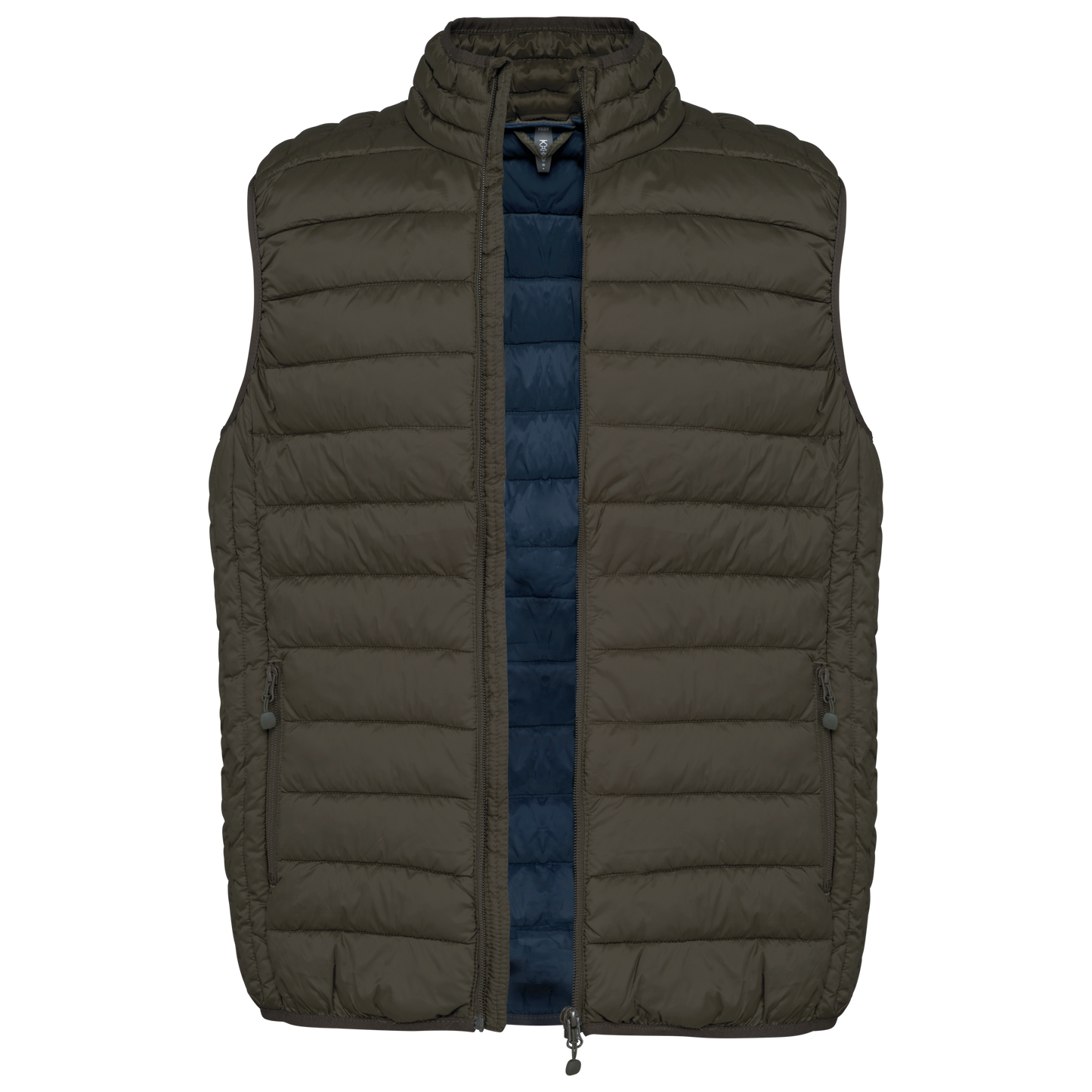 Doudoune homme Kariban K6113 vue de face coloris Dark Khaki