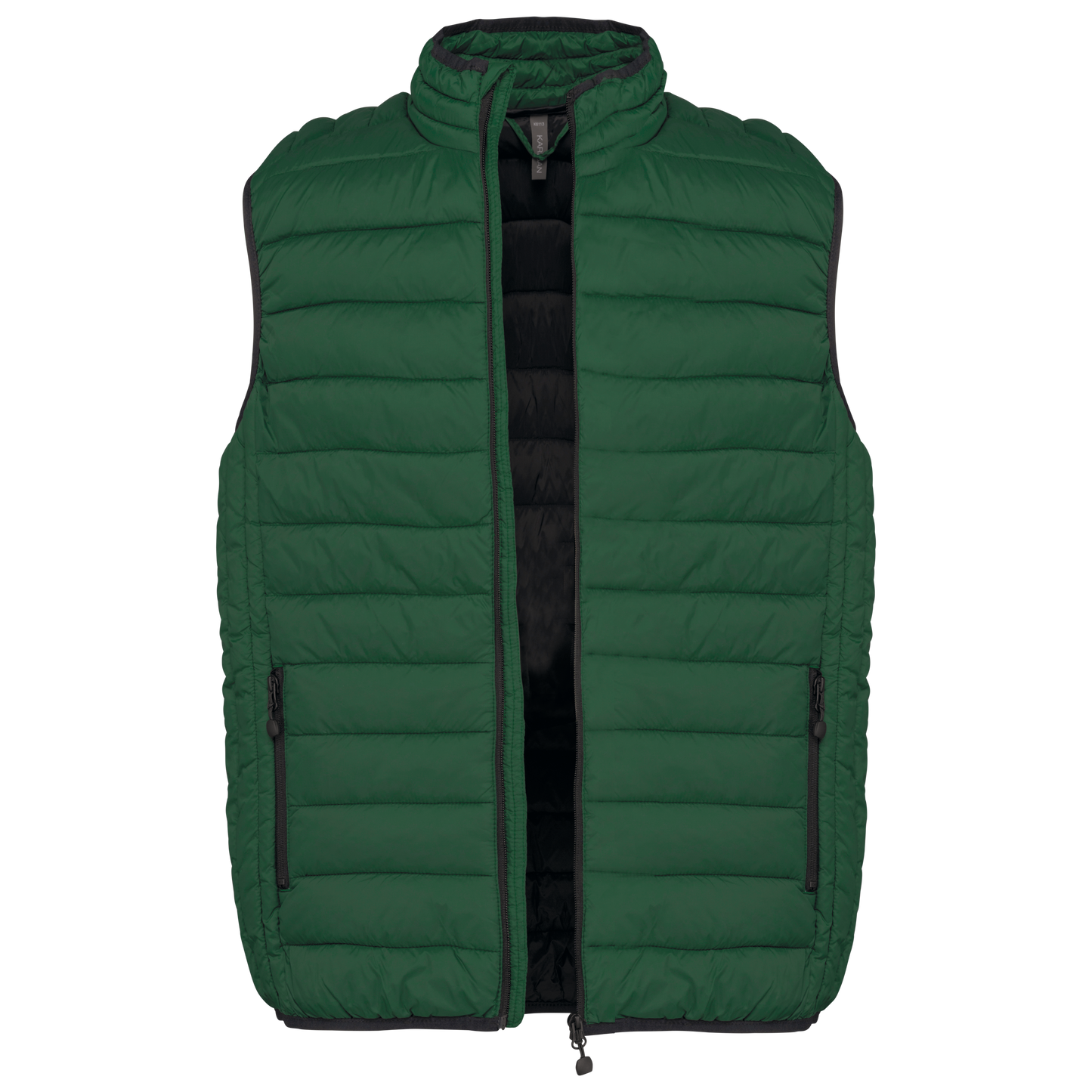Doudoune sans manches K6113 vue de face coloris Forest Green