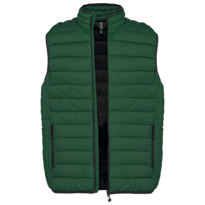 Doudoune sans manches K6113 vue de face coloris Forest Green