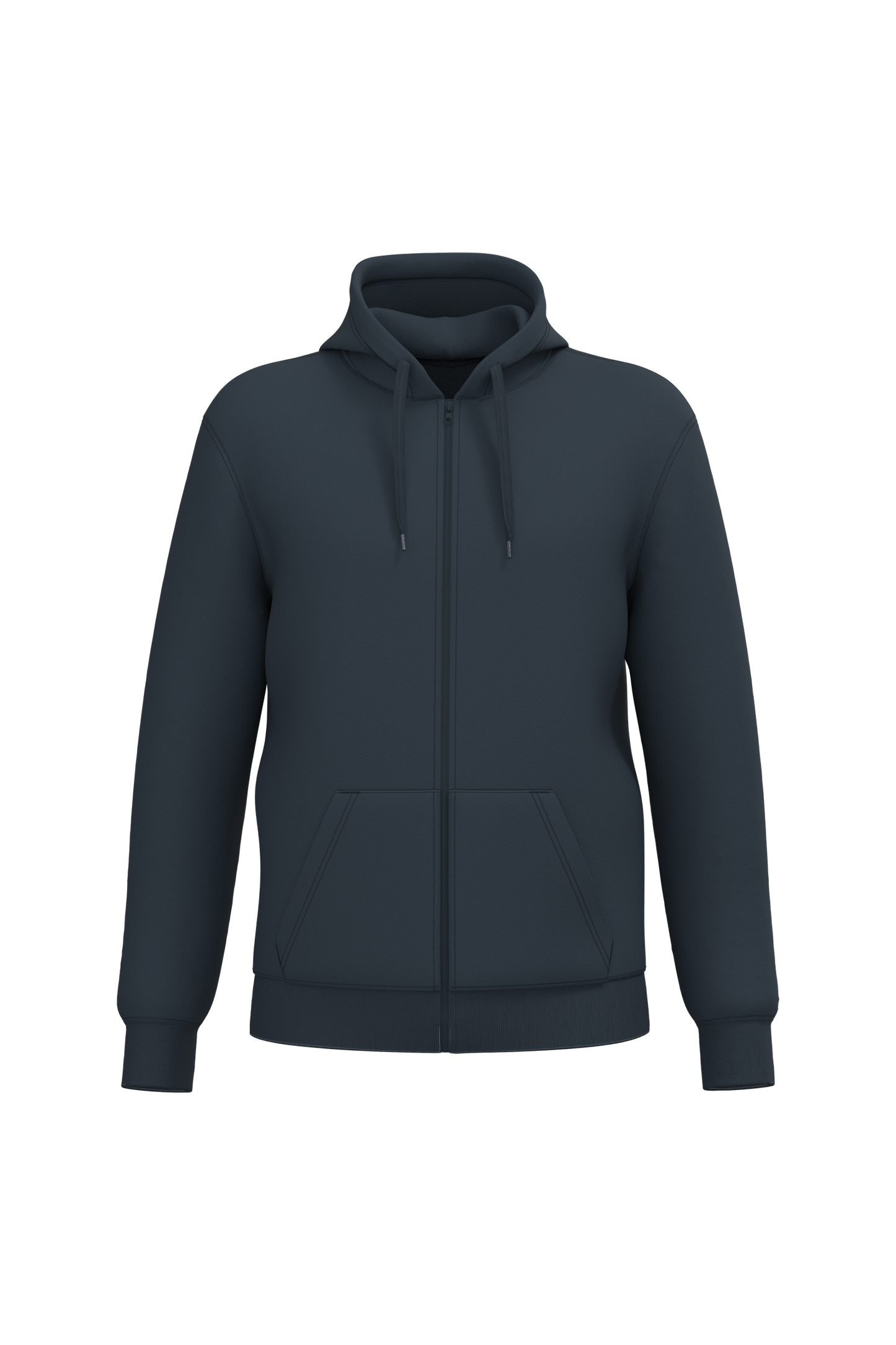 Sweat zippé capuche bleu marine Kariban K4042 recyclé personnalisation express COCO PYLA
