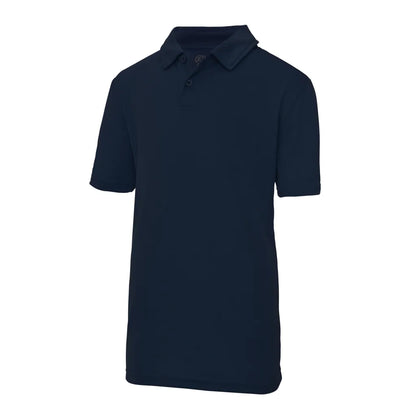 Polo enfant technique marine AWDis JC040J Quick Dry UPF30 personnalisation express 1h Biscarrosse Plage
