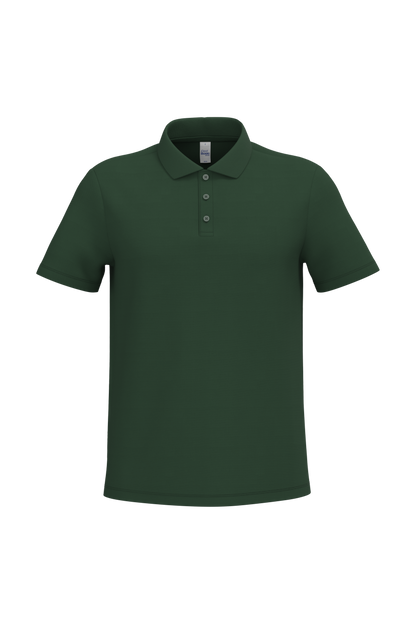 Polo piqué homme IB220 coloris Ideal Forest Green - 100% coton 200g/m² - Personnalisation express 1h