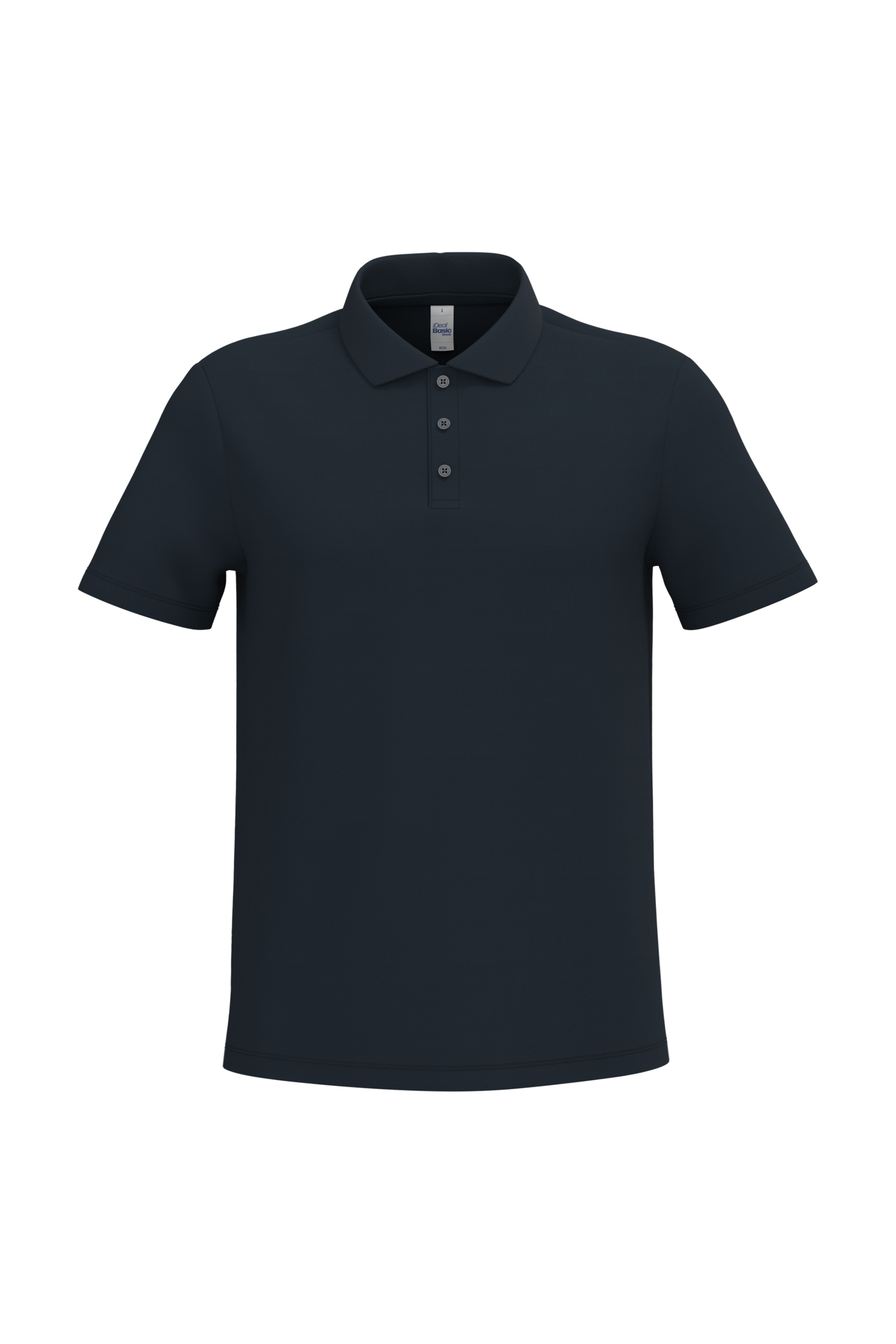 Polo piqué homme IB220 coloris Ideal Navy - 100% coton 200g/m² - Personnalisation express 1h