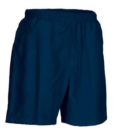 Short de sport DRIVE Valento bleu marine homme avec élastique - personnalisation express