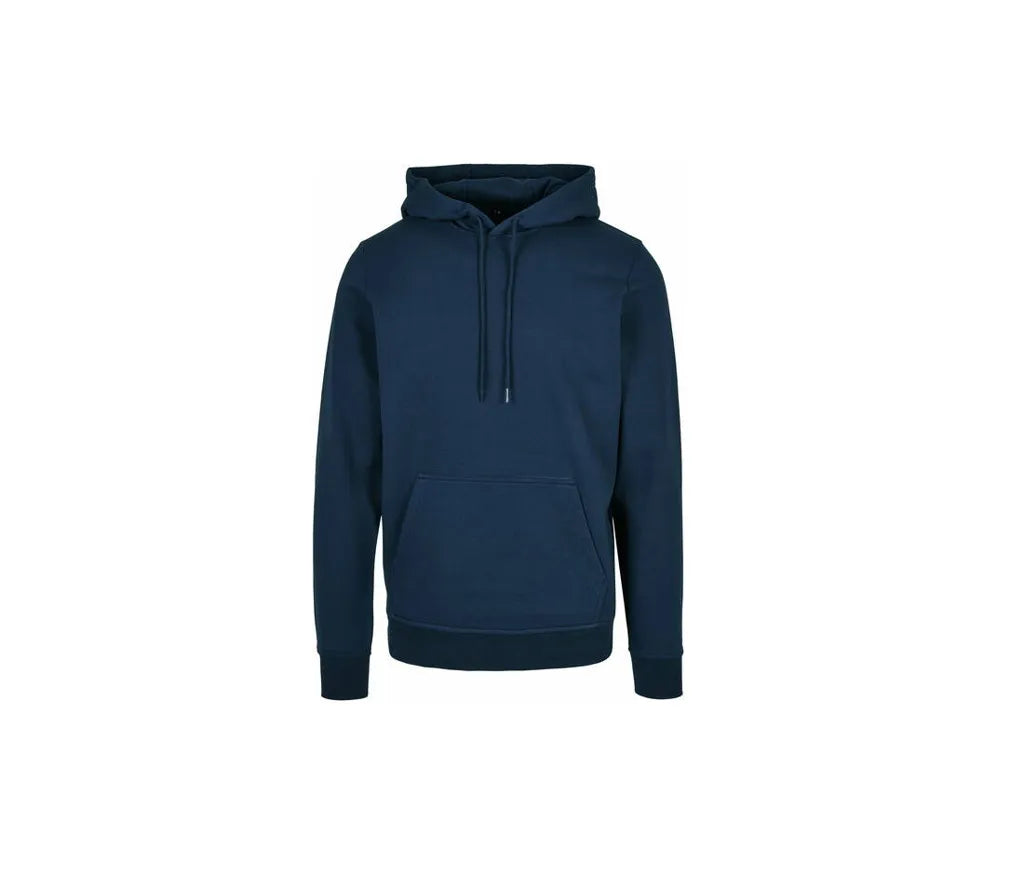 Sweat capuche bleu marine BYBB001 Build Your Brand personnalisation 1h COCO PYLA Biscarrosse
