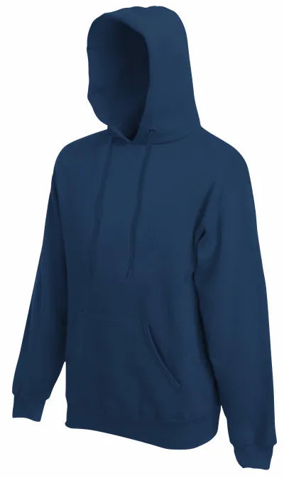 Sweat à capuche Fruit of the Loom SC62024 bleu marine chiné personnalisation express 1h COCO PYLA Biscarrosse