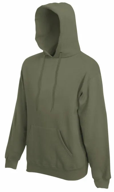 Sweat à capuche Fruit of the Loom SC62024 olive personnalisation express 1h COCO PYLA Biscarrosse