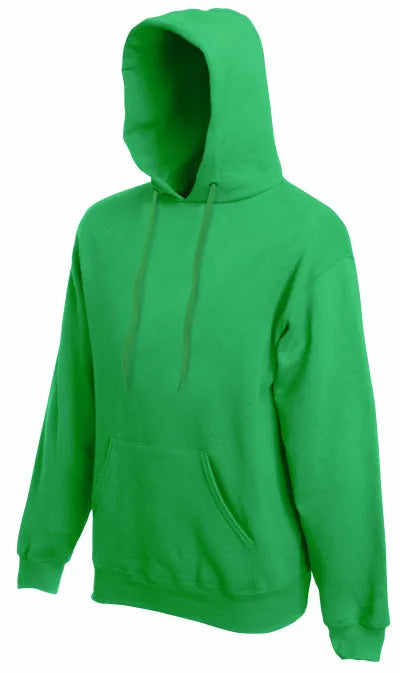 Sweat à capuche Fruit of the Loom SC62024 vert kelly personnalisation express 1h COCO PYLA Biscarrosse