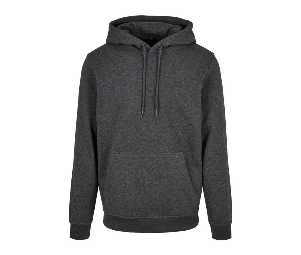Sweat capuche gris anthracite BYBB001 Build Your Brand personnalisation 1h Biscarrosse
