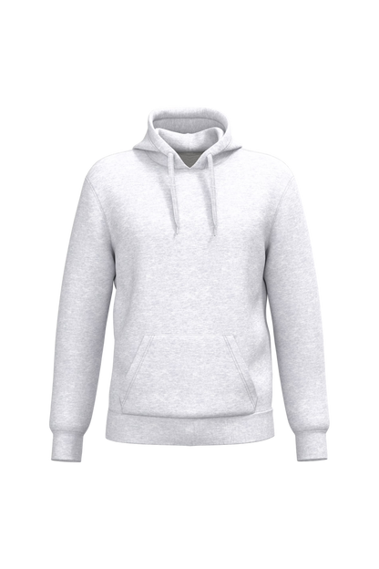 Sweat à capuche recyclé K4041 KARIBAN Ash Heather - 280g/m²