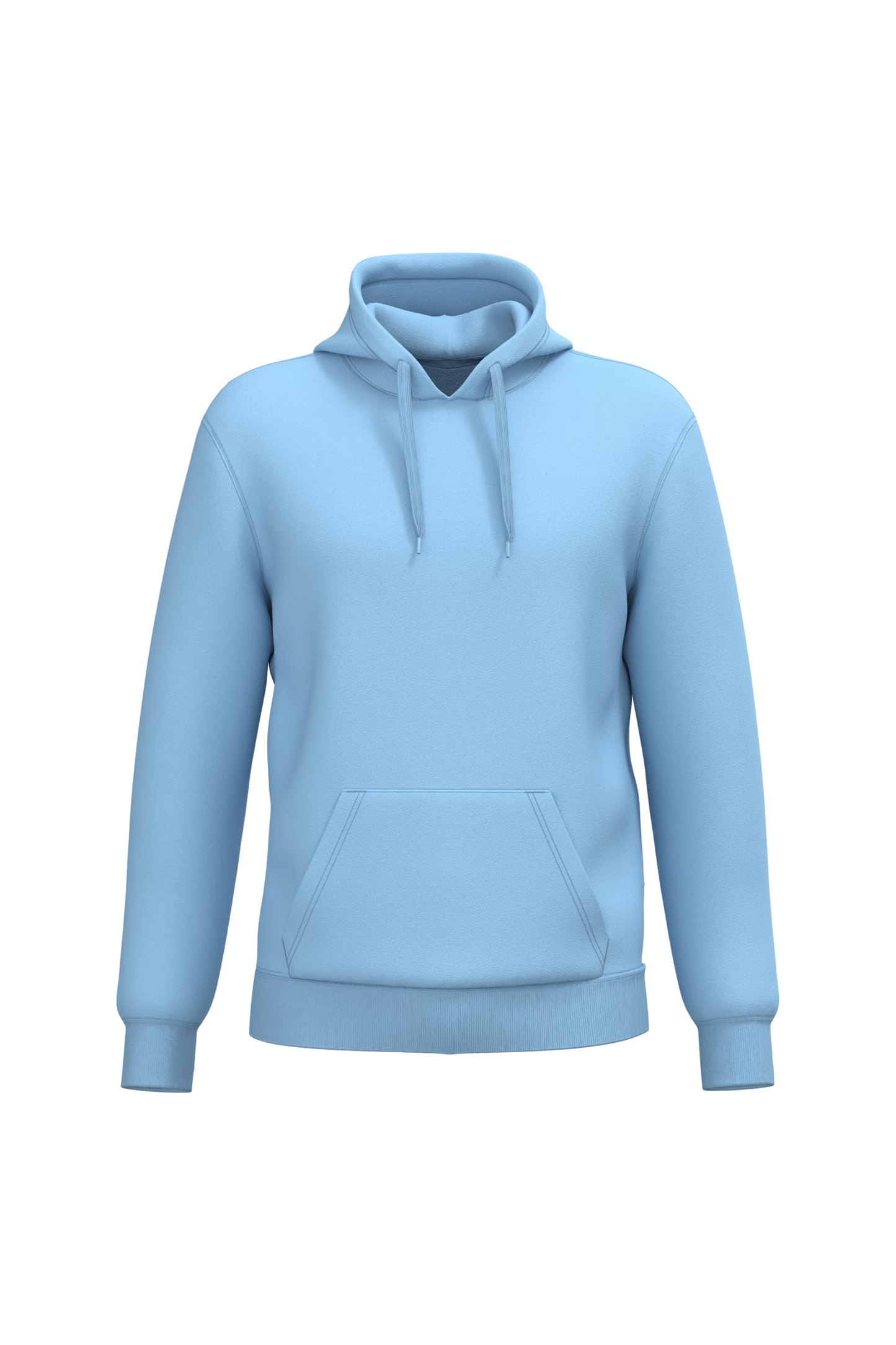 Sweat à capuche recyclé K4041 KARIBAN bleu ciel - 280g/m²