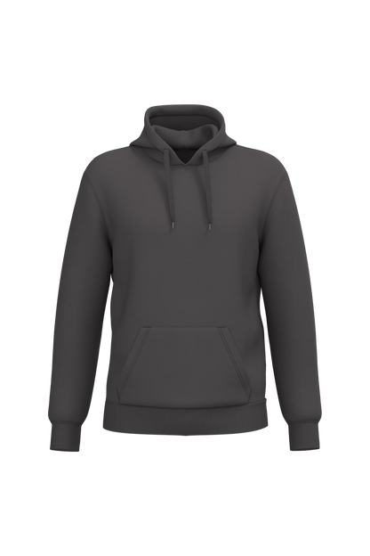 Sweat à capuche recyclé K4041 KARIBAN gris foncé - 280g/m²
