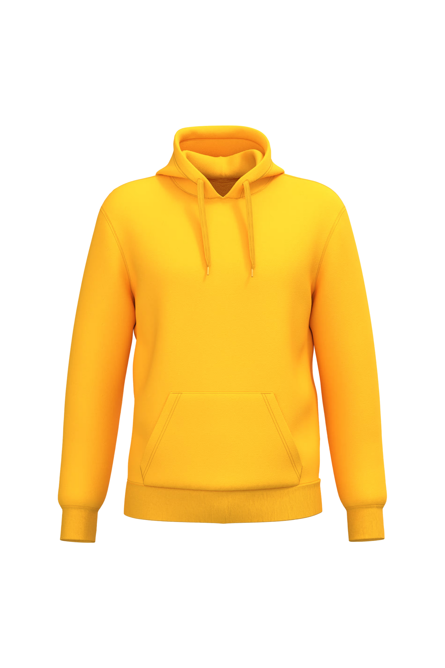 Sweat à capuche recyclé K4041 KARIBAN jaune - 280g/m²