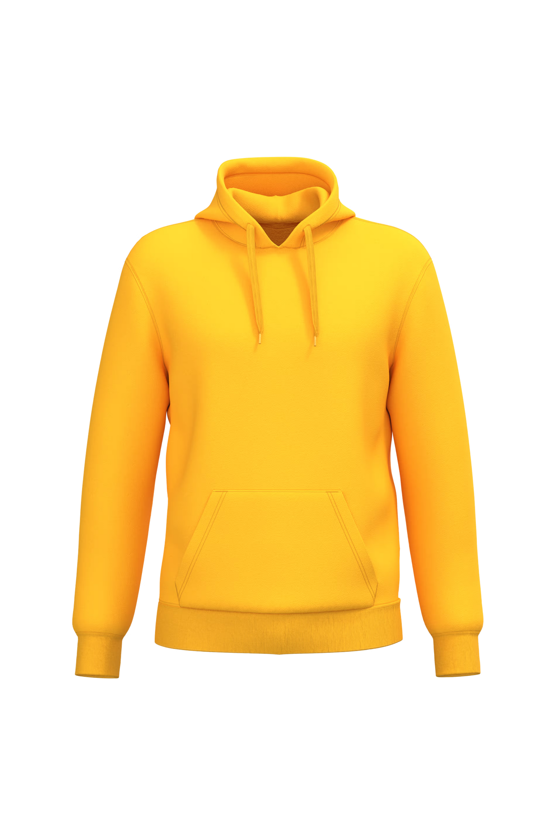 Sweat à capuche recyclé K4041 KARIBAN jaune - 280g/m²