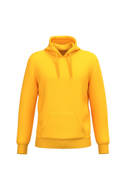 Sweat à capuche recyclé K4041 KARIBAN jaune - 280g/m²