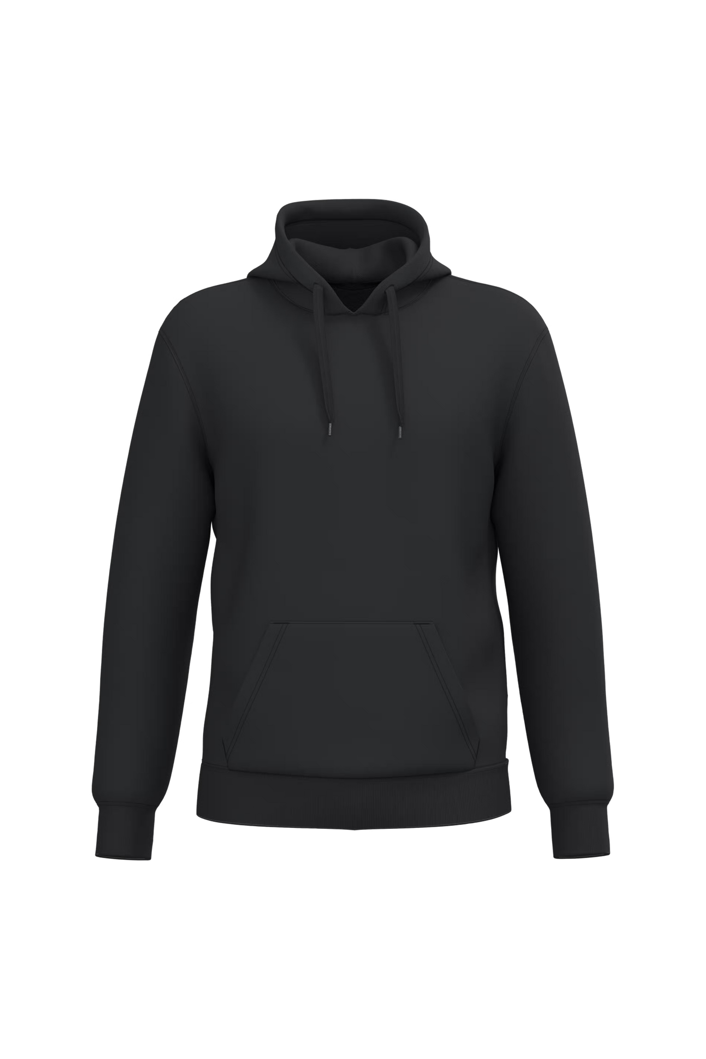 Sweat à capuche recyclé K4041 KARIBAN noir - 280g/m²