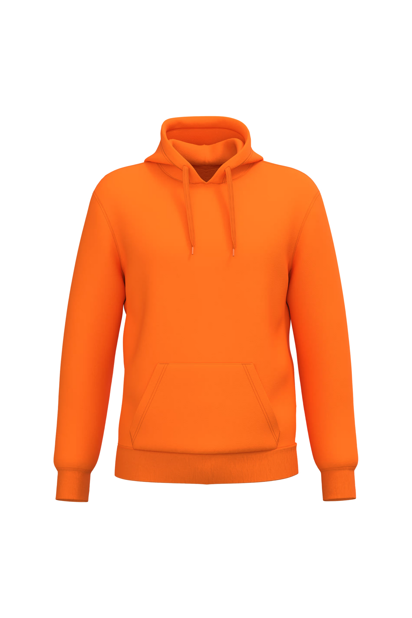 Sweat à capuche recyclé K4041 KARIBAN orange - 280g/m²