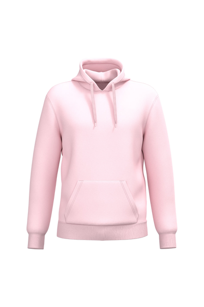 Sweat à capuche recyclé K4041 KARIBAN rose pâle - 280g/m²