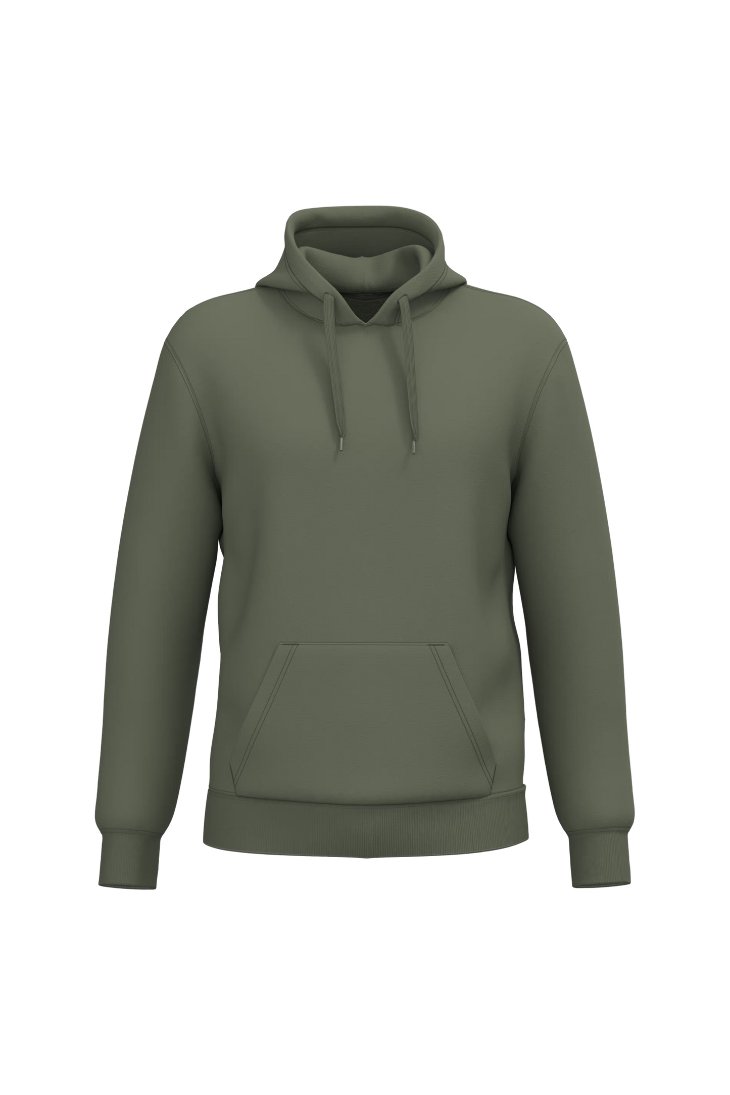 Sweat à capuche recyclé K4041 KARIBAN vert caper - 280g/m²