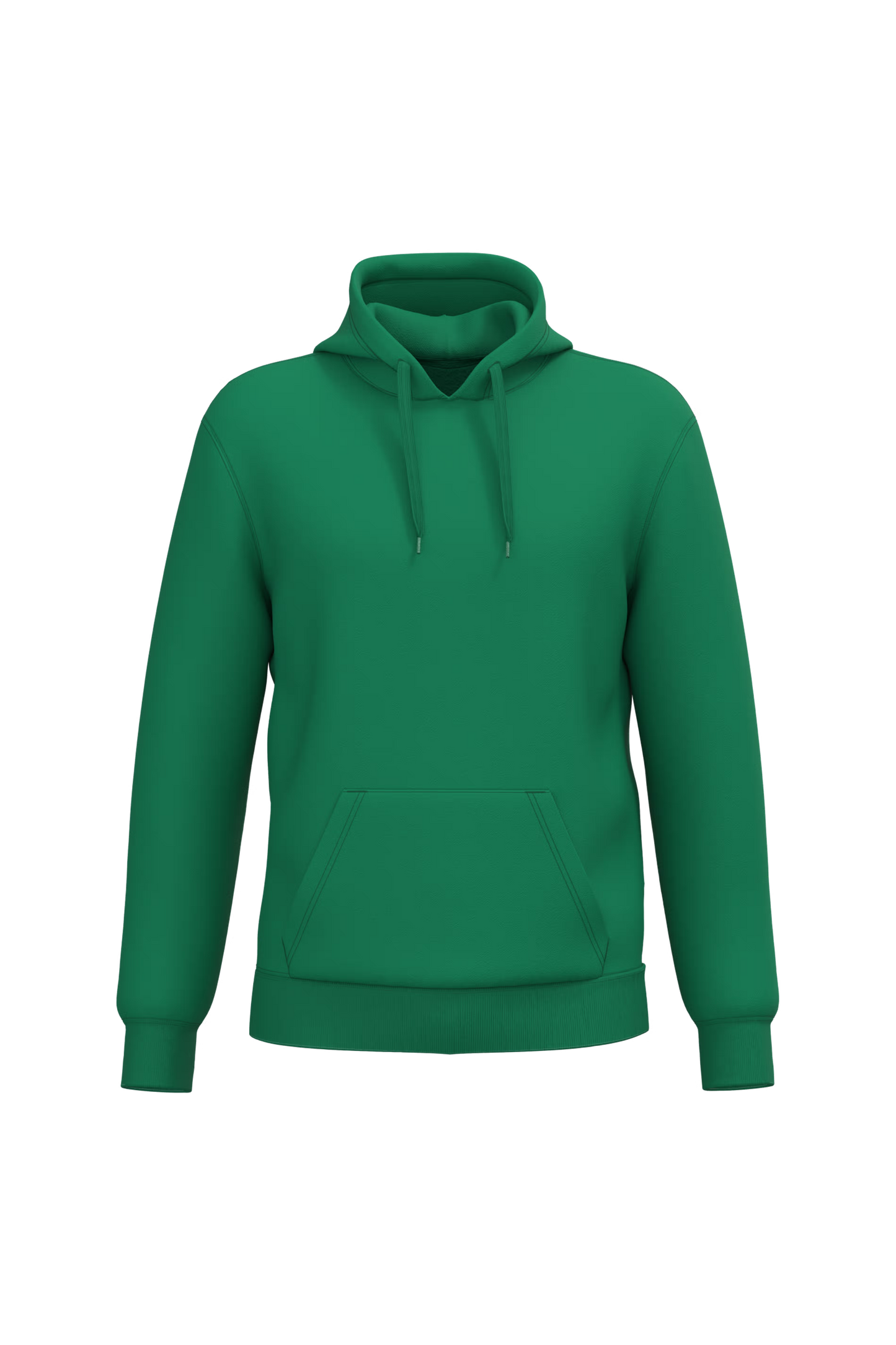 Sweat à capuche recyclé K4041 KARIBAN vert kelly - 280g/m²