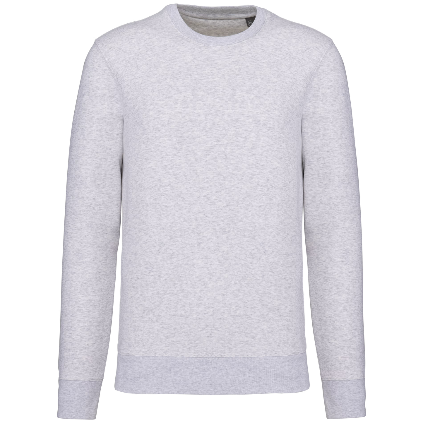 Sweat col rond K4025 KARIBAN cendré - Coton bio 280g/m²
