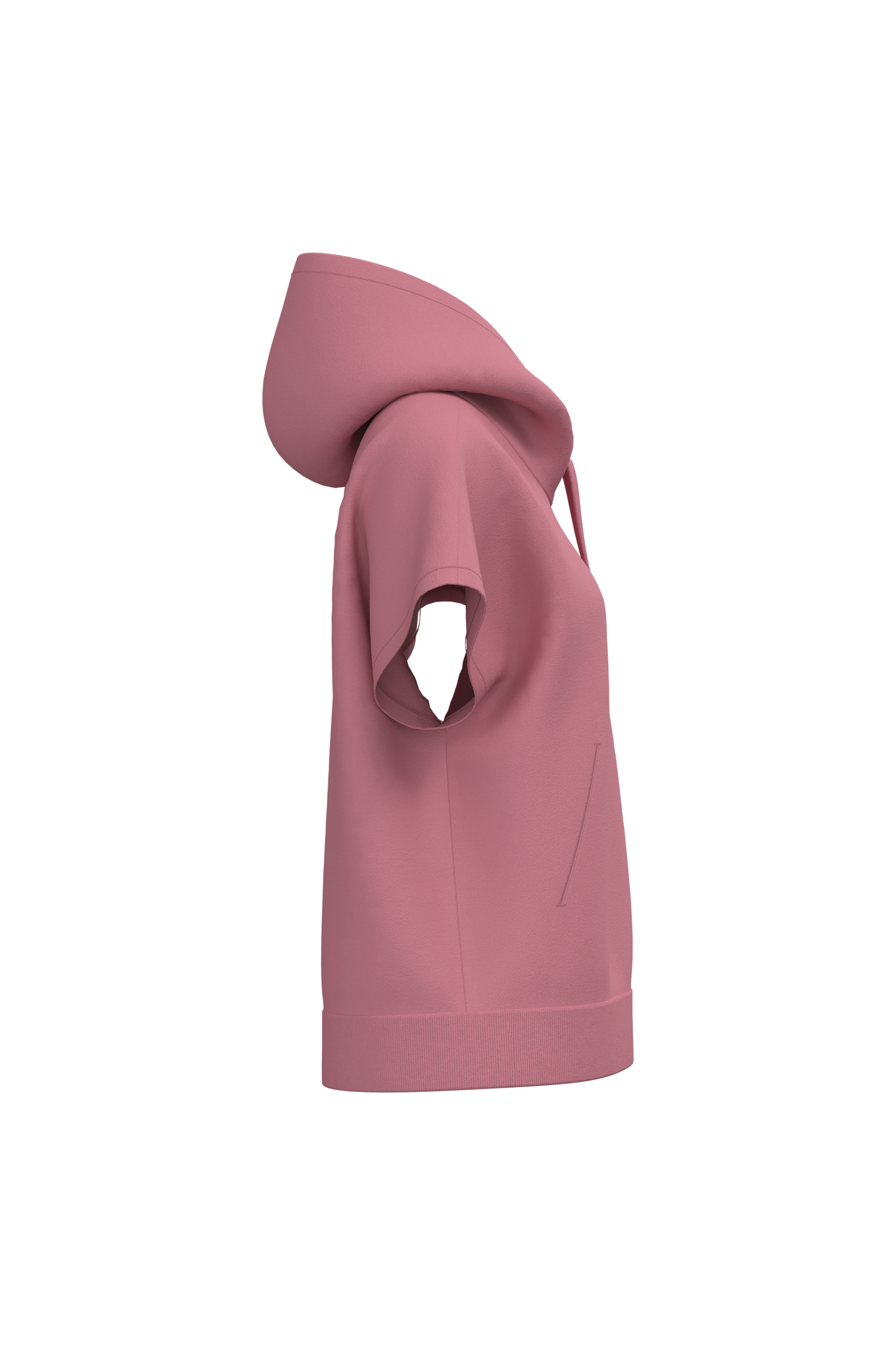 Sweat-shirt NS446 Native Spirit Antique Rose - Vue face - French Terry 280g/m² coton bio