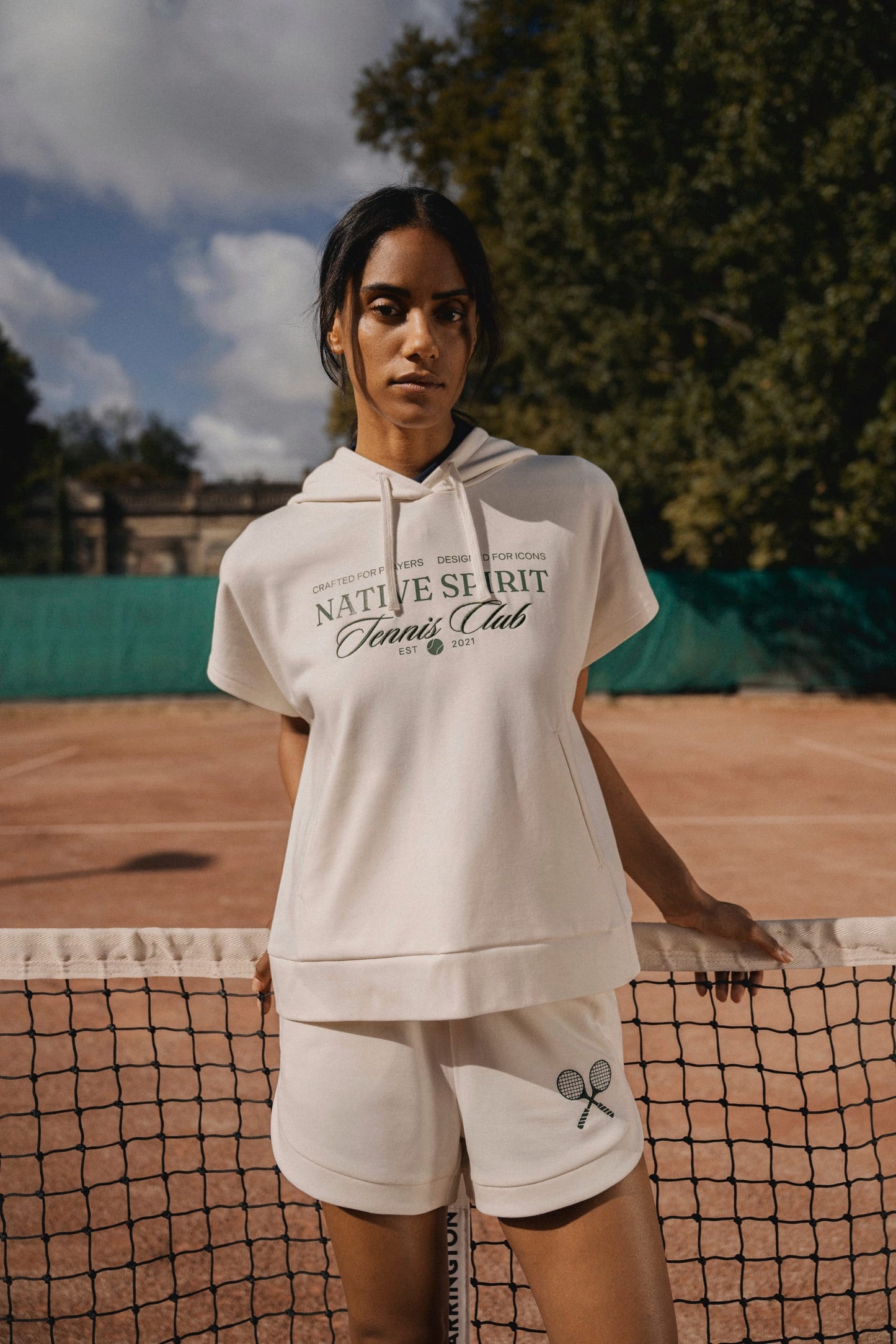 Sweat-shirt NS446 Native Spirit femme - Détail capuche et finitions - French Terry 280g/m² écoresponsable