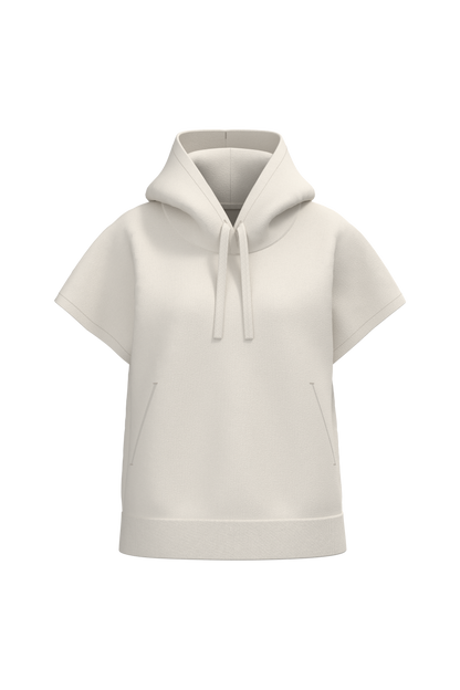 Sweat-shirt NS446 Native Spirit Ivory écru - Produit plat - French Terry écoresponsable