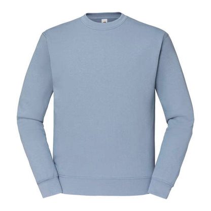 Sweat-shirt col rond Classic SC163 Fruit of the Loom bleu minéral - Coton bio 280g/m²
