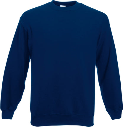 Sweat-shirt col rond Classic SC163 Fruit of the Loom marine - Coton bio 280g/m²