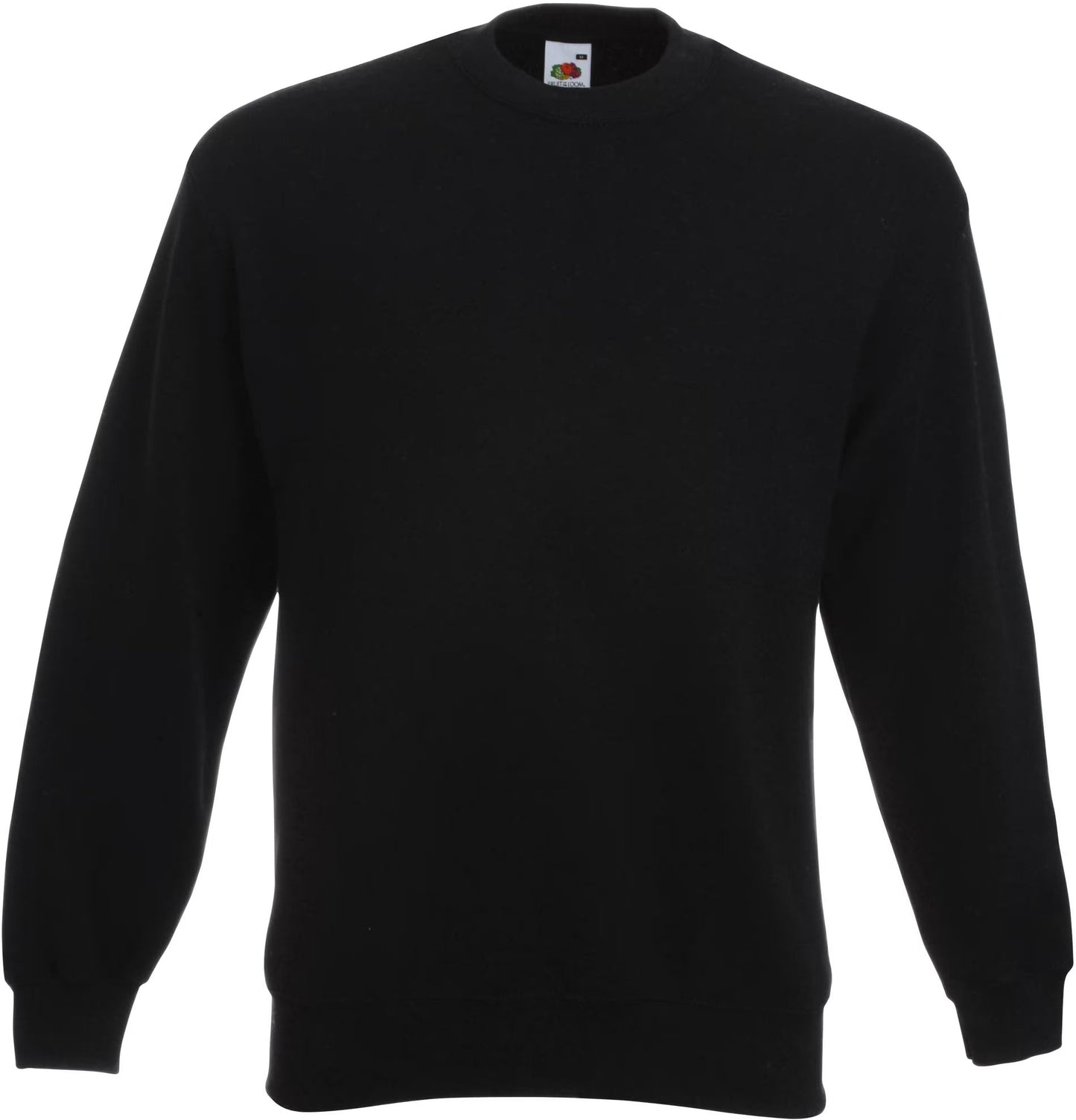 Sweat-shirt col rond Classic SC163 Fruit of the Loom noir - Coton bio 280g/m²