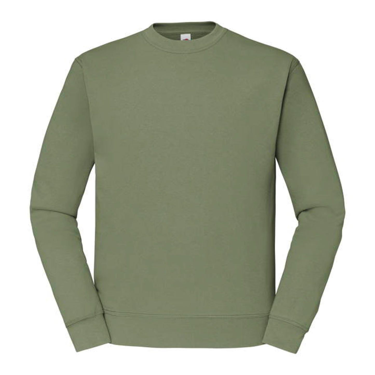 Sweat-shirt col rond Classic SC163 Fruit of the Loom olive classique - Coton bio 280g/m²